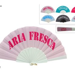 VENTAGLI CON SCRITTA 6 ASS.