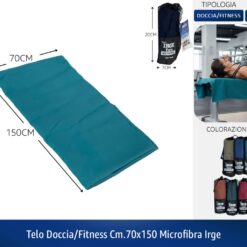 TELO DOCCIA/FITNES CM.70X150 MICROFIBRA IRGE