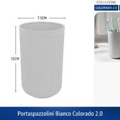 PORTASPAZZOLINI BIANCO COLORADO 2.0