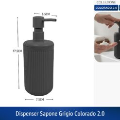 DISPENSER SAPONE GRIGIO COLORADO 2.0