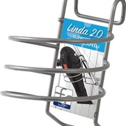 SUPPORTO PHON ASCIUGACAPELLI IN ACCIAIO GRIGIO LINDA