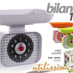 BILANCIA DA CUCINA ABS KG.10 COLORI ASSORTITI