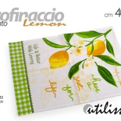 STROFINACCIO COTONE CM.40X60 DEC. LIMONI
