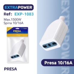 PRESA BIVALENTE 10/16A EXTRAPOWER