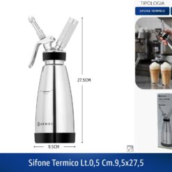 SIFONE TERMICO LT.0,5 CM.9,5X27,5