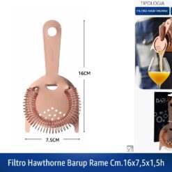 FILTRO HAWTHORNE BARUP RAME CM.16X7,5X1,5h