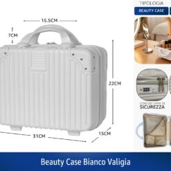 BEAUTY CASE BIANCO VALIGIA