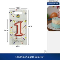 CANDELINA SINGOLA NUMERO 1