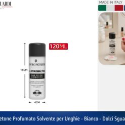 ACETONE PROFUMATO SOLVENTE PER UNGHIE - BIANCO - DOLCI SGUARDI