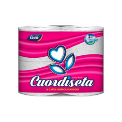 CARTA IGIENICA 3 VELI ALLA CALENDULA CUORDISETA SET 10X4 ROTOLI