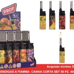 ACCENDIGAS A FIAMMA CANNA CORTA SET 50 PZ. 40411741