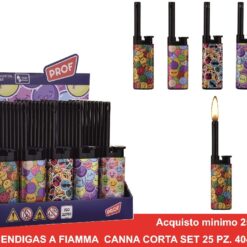 ACCENDIGAS A FIAMMA CANNA CORTA SET 25 PZ. 40411761