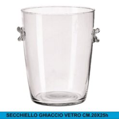 SECCHIELLO GHIACCIO VETRO CM.20X25h