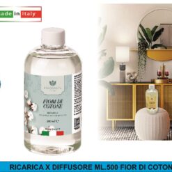 RICARICA X DIFFUSORE ML.500 FIORI DI COTONE