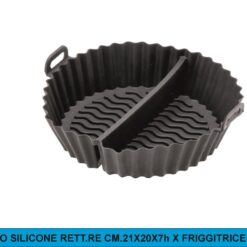 CESTELLO SILICONE RETT.RE CM.21X20X7h X FRIGGITRICE AD ARIA