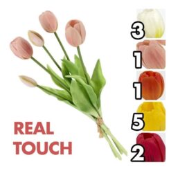 STELO FIORE TULIPANO 5 REAL TOUCH CM.39 5 ASS.