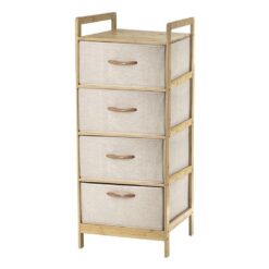 MOBILETTO BAMBOO 4 CASSETTI CM.40,5X38X98h