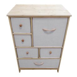 MOBILETTO BAMBOO 6 CASSETTI SIDE CM.55X39X80h