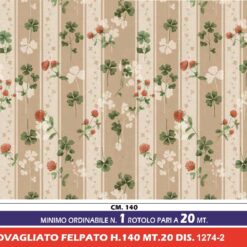 TOVAGLIATO FELPATO H.140 MT.20 DIS. 1274-2
