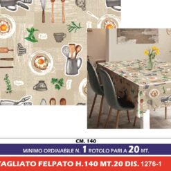 TOVAGLIATO FELPATO H.140 MT.20 DIS. 1276-1