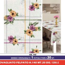 TOVAGLIATO FELPATO H.140 MT.20 DIS. 1286-2