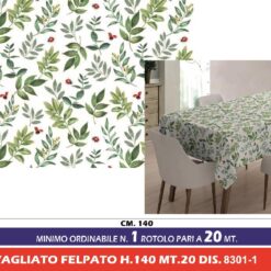 TOVAGLIATO FELPATO H.140 MT.20 DIS. 8301-1