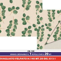 TOVAGLIATO FELPATO H.140 MT.20 DIS. 8313-1