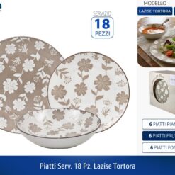 PIATTI SERV. 18 PZ. LAZISE TORTORA