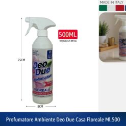 PROFUMATORE AMBIENTE DEO DUE CASA FLOREALE ML.500