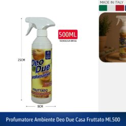 PROFUMATORE AMBIENTE DEO DUE CASA FRUTTATO ML.500