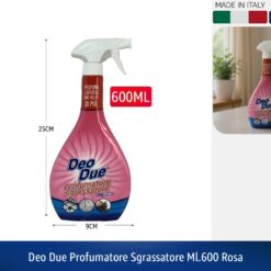 DEO DUE PROFUMATORE SGRASSATORE ML.600 ROSA