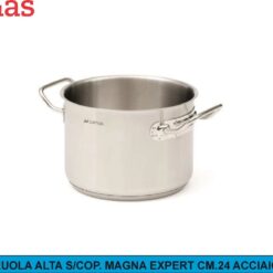 CASSERUOLA ALTA S/COP. MAGNA EXPERT CM.24 ACCIAIO INOX