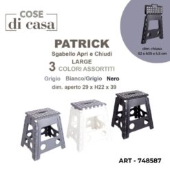 SGABELLO PLASTICA CHIUDIBILE COL. ASS.