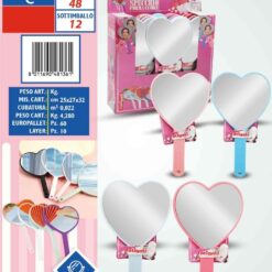 SPECCHIO A FORMA CUORE CM.22