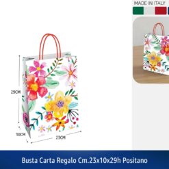 BUSTA CARTA REGALO CM.23X10X29h POSITANO