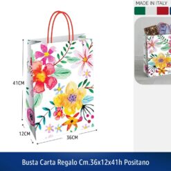 BUSTA CARTA REGALO CM.36X12X41h POSITANO