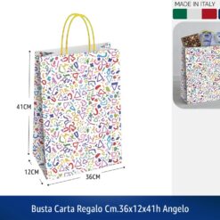 BUSTA CARTA REGALO CM.36X12X41h ANGELO