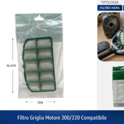 FILTRO GRIGLIA MOTORE 200/220 COMPATIBILE