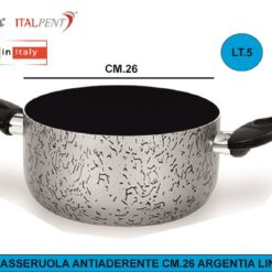 CASSERUOLA ANTIADERENTE CM.26 ARGENTIA LINE