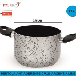 PENTOLA ANTIADERENTE CM.20 ARGENTIA LINE