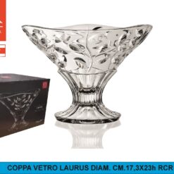 COPPA VETRO LAURUS DIAM. CM.17,3X23h RCR