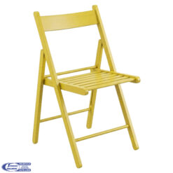 SEDIA LEGNO PIEGHEVOLE LIBERTY GIALLO
