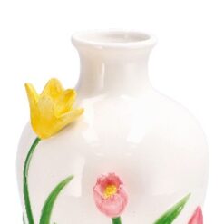 VASO IN CERAMICA DIAM. CM.15X22h TULIP