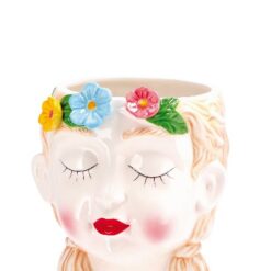 VASO IN CERAMICA DIAM. CM.16X23,5h HEAD