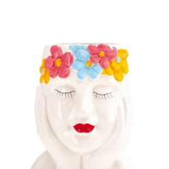 VASO IN CERAMICA DIAM. CM.19X24,5h HEAD