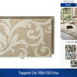 TAPPETO CM.100X150 FRISE