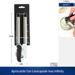 APRISCATOLE CON LEVACAPSULE INOX INFINITY