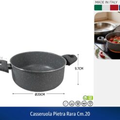 CASSERUOLA PIETRA RARA CM.20