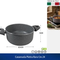 CASSERUOLA PIETRA RARA CM.24