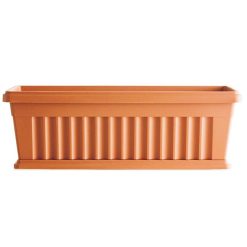 Balconetta Iris in Resina Plastica con Raccogliacqua per Giardino Balcone Fuori